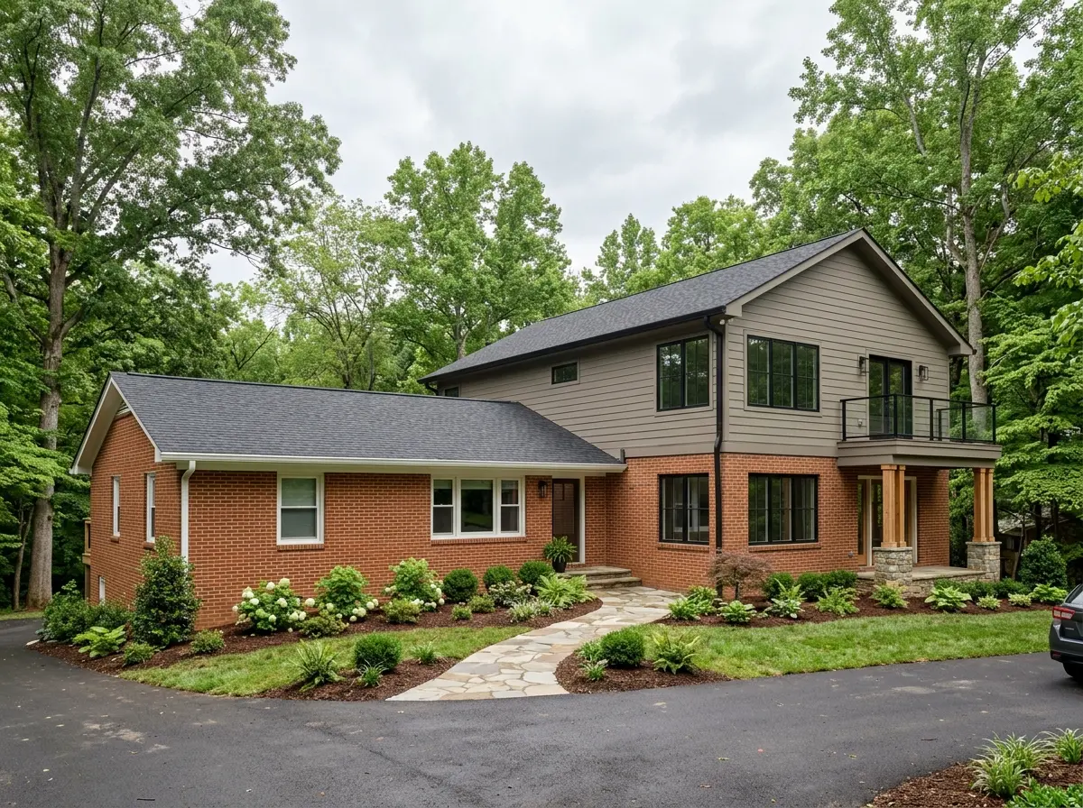 Two-story addition on an existing Knoxville home
